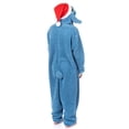 thumbnail image 5 of Disney Lilo & Stitch Kigurumi Unisex Christmas Santa Hat Women's Costume One Piece Pajama Hooded Union Suit, 5 of 5