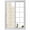 Beige, variant on Reusable Frosted Window Coverings, Navy Blue Coastal Window Privacy Film Frosted, Summer Beach Ocean Coral Starfish Sun Blocking Windows Stickers for Kitchen Front Door, 23.6 x 59 Inches