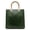 green, variant on Genuine Cowhide Leather Women's Crocodile Embossed Tote Bag, Top Handle Crossbody Shoulder Purse