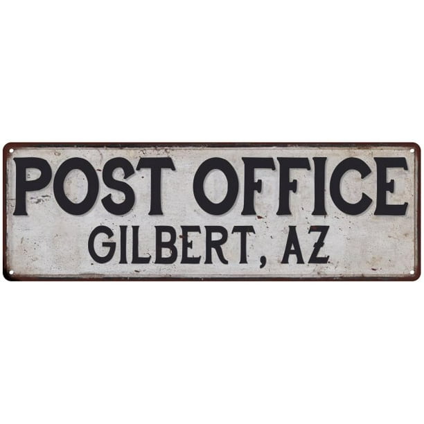 Gilbert, Az Post Office Sign Vintage 6x18 206180011076