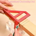 thumbnail image 2 of GJX 3D Multi-Angle Measuring Ruler, High Precision 45/90 Degree Aluminum Alloy Woodworking Square, Layout Tool with Scale for Carpentry, Engineering & DIY Projects, 2 of 6