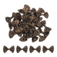 thumbnail image 1 of Unique Bargains 30pcs Dark Brown Bow Ties 1.5"x1" Mini Bowknot for Crafting Little Satin Bows, 1 of 5