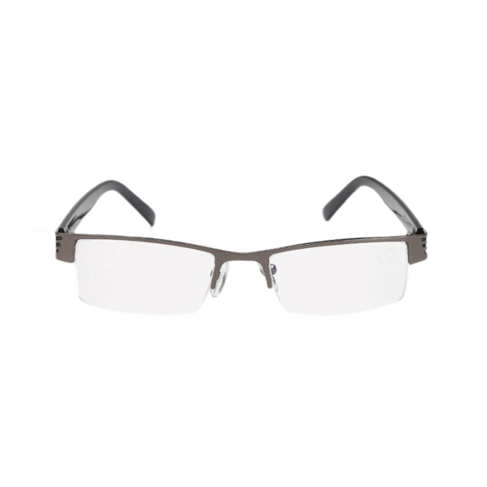 metal half frame reading glasses
