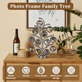 thumbnail image 2 of Photo Frame Family Tree Metal Family Tree Photo Frame Tree Shape Display Rich Multi Picture Frame Tree Free Combination Photo Picture Tree Displays for Home Wedding Decor, 2 of 11