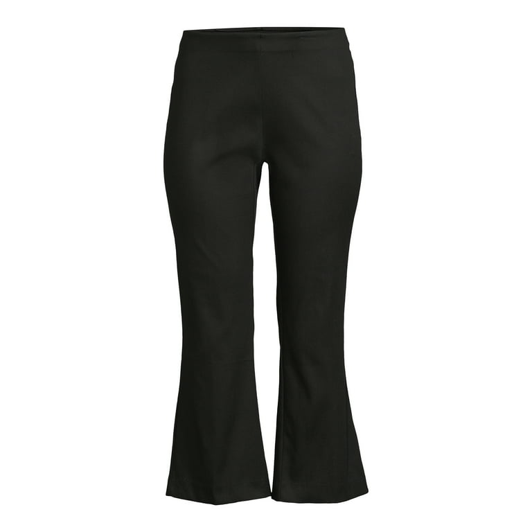 Align Mini Flared Pant (4) Black, Define Cropped Half Zip (6