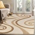 thumbnail image 1 of Modern Swirls Hand-Carved Soft Living Room Area Rug, 1 of 4