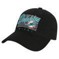 thumbnail image 3 of Youth Black Miami Dolphins Retro Wooly Adjustable Hat, 3 of 4