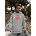 thumbnail image 2 of Brain Training With Books Hoodie Juniors -Image by Shutterstock,  Large, 2 of 4