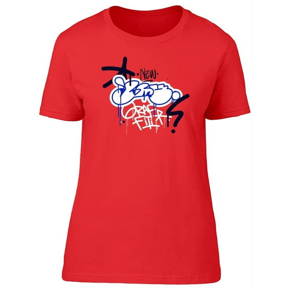 New Graffiti Street Art T-Shirt Women -Image by Shutterstock, Female Medium