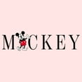 thumbnail image 2 of Toddler's Mickey & Friends Simple and Classic Graphic Tee Light Pink 2T, 2 of 3