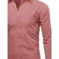 thumbnail image 4 of FashionOutfit Men's Regular Fit Dress Shirt, 4 of 5