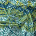 thumbnail image 5 of Ambesonne Herringbone Valance Pack of 2, Abstract Wavy Branch, 54"X18", Earth Yellow Night Blue, 5 of 5