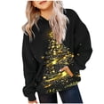thumbnail image 2 of ITSAME Boys Girls Christmas Sweatshirt, Long Sleeve Kids Fashion Hoodie Funny Graphic Pullover Hooded Tops Black 10T, 2 of 6
