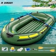 thumbnail image 2 of PVC Double Inflatable Boat 192x113cm Rubber Fishing Boat Raft with Pump Oars Canoe for Fishing Rafting Diving Water Transport, 2 of 5