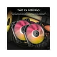 thumbnail image 3 of CORSAIR iCUE LINK TITAN 240 RX RGB Liquid CPU Cooler - RX120 RGB Fans - Fits Intel LGA 1851/1700, AMD AM5/AM4 - iCUE LINK System Hub Included, 3 of 11