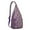 Purple-5, variant on Boho Waterproof Hiking Sling Backpack for Women – Retro & Rustic Lightweight Crossbody Bag with Adjustable Strap, Floral Chest Bag for Travel, Outdoor Adventures & Everyday Use