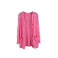 thumbnail image 1 of Qarigey Abrigo de moda chal de punto chaqueta de verano exquisito regalo dulce lavable ropa de mujer mano de obra fina cárdigan suelto Abrigos y chamarras Rosa Rosa Qarigey AP013515-08, 1 of 6