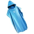 thumbnail image 1 of Microfiber Surf Poncho Changing Robe Wetsuit Surf Poncho Hood Women Soft for Swim Medium Blue, 1 of 9