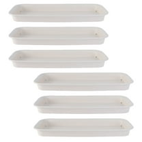 unbranded 6 Pcs Potted Plants Planter Outdoor Plastic Tray Multi-purpose