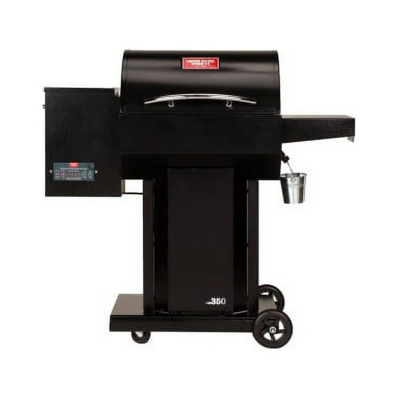 The Hooch USG350 Wood Pellet Grill and Smoker with FREE 10.25 In. Cast Iron Skillet