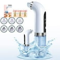 thumbnail image 4 of Blackhead Remover Pore Vacuum, with 6 Suction Heads Replaceable, Facial Cleaner Micro Bubble Beauty Instrument Electric Strong Suction Comedone Extractor Tool for Acne Removal Blackhead Sucker, White, 4 of 8