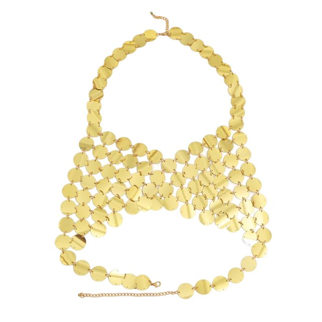 Cadena del cuerpo Macarena para disfraces Accesorios Joyas dorado