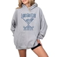 thumbnail image 4 of Ladies Golf Club Par Then Bar Hoodie for Women Cute Golfer Golf Pullover Sweatshirt, Gray Hoodie, XL, 4 of 8