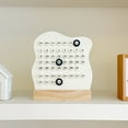 thumbnail image 6 of Perpetual Wooden Desk Calendar, Reusable Black Board Calendar with Movable Date Marker, 6 of 6