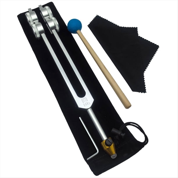 Juego de Diapasón, OTTO64HZ con Tornillos de Base para Curar Chakras, Terapia de Sonido, Mantener el Cuerpo, la Mente y el Espíritu en Armonía
