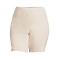 thumbnail image 2 of Just My Size Women's Plus Elastic Waist Stretch Bermuda Shorts, 2 of 6