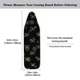 thumbnail image 5 of HELLHERO Butterflies and Dots Ironing Board Cover, 15 x 54 Heavy Duty Iron Board Covers Standard Size Padding Decorative Covers for Most Iron Boards Ironing Pad Cover, 5 of 5