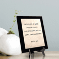 thumbnail image 6 of Beloved, if God so loved us, we also ought to love one another. John 4:11, Black Frame 7x5 Decorative Wall Plaque | Elegant Bible Verse, 6 of 7