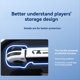thumbnail image 2 of Nueva Bolsa de Transporte Grande para Accesorios de Switch 2, Impermeable, para Viajes, con Cargador Antiarañazos y Asa de Almacenamiento., 2 of 5