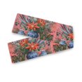 thumbnail image 7 of Yayeee Table Runner 90 inches Long Home Kitchen Dinning Party Decoration, Orange Vibrant Flowers, 7 of 7