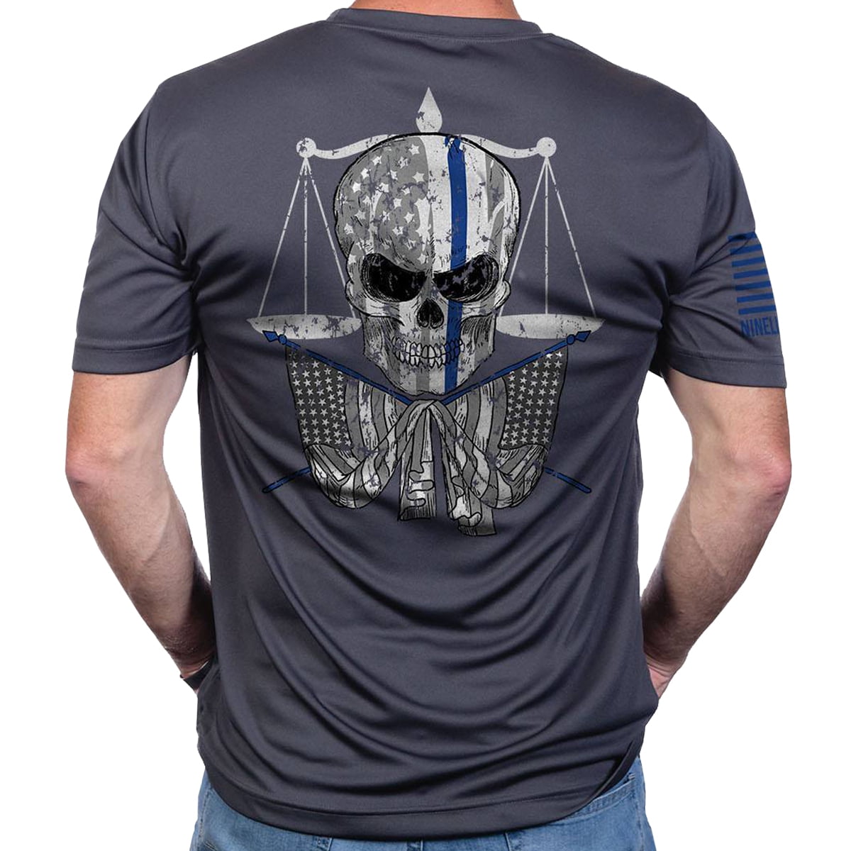 Nine Line Nine Line Apparel TBL Skull Moisture Wicking Short Sleeve T