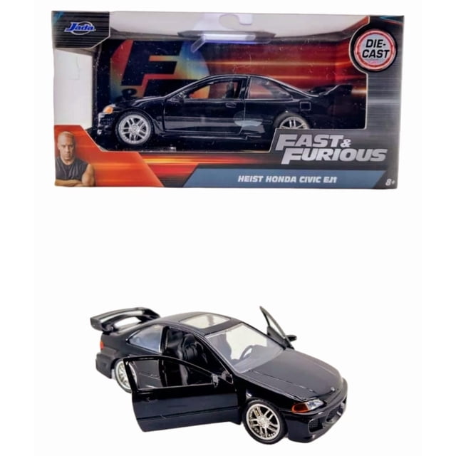 Vehículo De metal Jada Toys Honda Civic EJ1 Rápido y Furioso 1:32