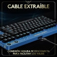 thumbnail image 4 of Logitech G PRO Teclado Mecánico para Gaming - Sin Teclado Numérico, Diseño Portátil, Cable USB Extraíble, Teclas Iluminadas RGB LIGHTSYNC, Edición Oficial League of Legends Logitech rgp teclado en ingles, 4 of 4