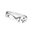 thumbnail image 3 of AeraVida Insperational Jesus Fish or Ichthys and Christian Cross Sterling Silver Ring Religous and Faith Bible Stories Casual Everyday Wear Unisex Jewelry Gifts, 3 of 3