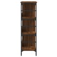 thumbnail image 3 of vidaXL Sideboard Brown Oak 102x32x103.5 cm Engineered Wood, 3 of 5