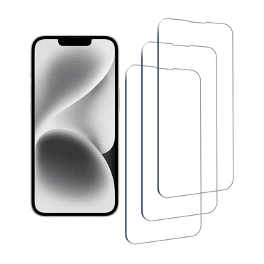 Qixxronics Glass Screen Protector for iPhone 13 [6.1 Inch] Display 3 Pack Tempered Glass, Case Friendly