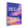thumbnail image 4 of Stupell Industries Dream On Babe Purple Text & Numbers Painting Unframed Art Print Wall Art, 11 x 14, 4 of 8