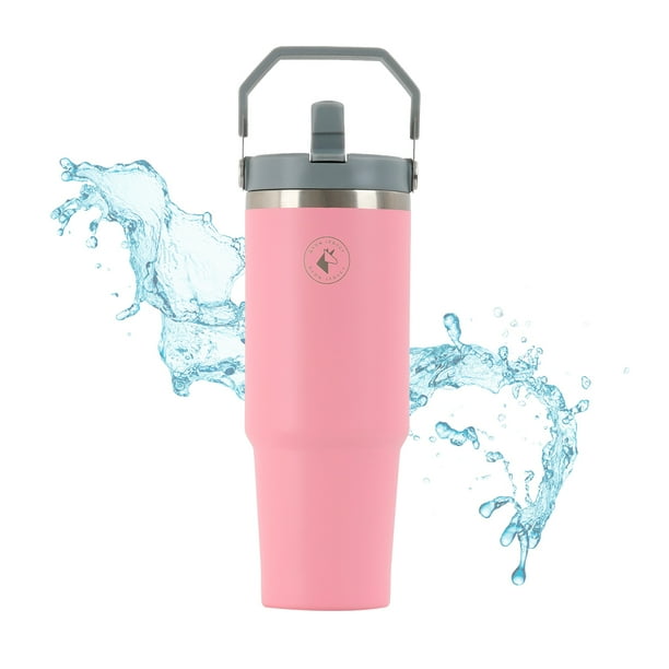 Termo de Acero Inoxidable Gaon 900 ml Rosa Doble Pared