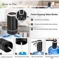 thumbnail image 3 of 5 Gallon Electric Water Jug Dispenser for 2-5 Gal USB Rechargeable, 3 of 5