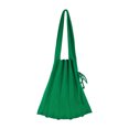 thumbnail image 2 of Monedero de hombro tejido elegante Yinane plisado - Verde, 2 of 7