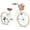 White, variant on Glerc Missy 24" inch Girl Cruiser Kids Bike 6-Speed Teen Hybrid City Bicycle for Youth Ages 7 8 9 10 11 12 13 14 Years Old with Wicker Basket & Lightweight, White