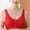 Red, variant on Fatuov Wirefree Bras for Women Front Closure Solid Color Sexy Push-Up Bralettes for Daily Full Coverage Seamless Bras 40A, Purple