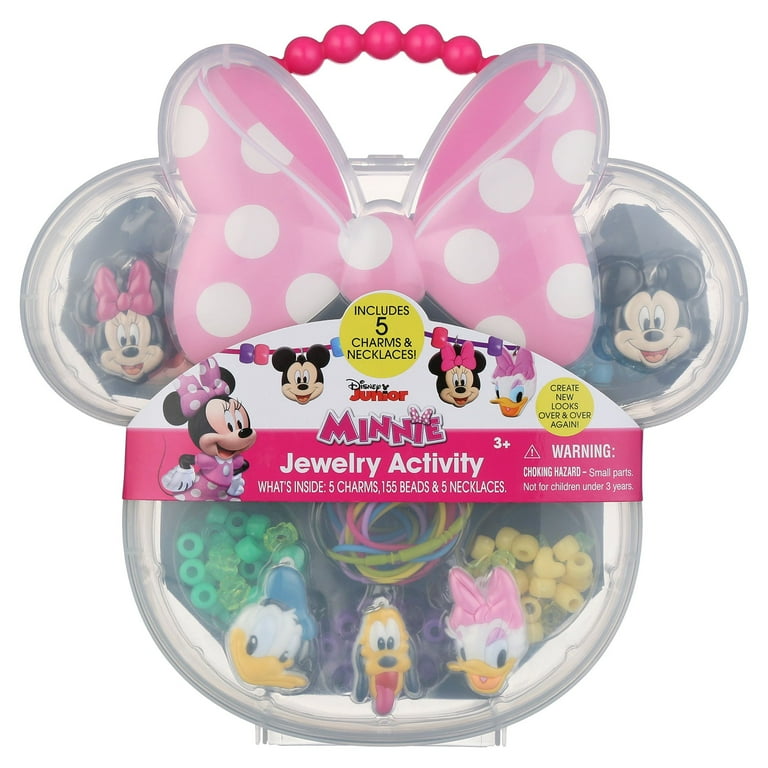 Minnie Mouse Character Pink Rubber Key Chain