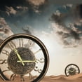 thumbnail image 4 of Reloj de pared Vintage Inteprter movimiento silencioso estilo Retro Decoración para el hogar y la Oficina HA082712-01, 4 of 6