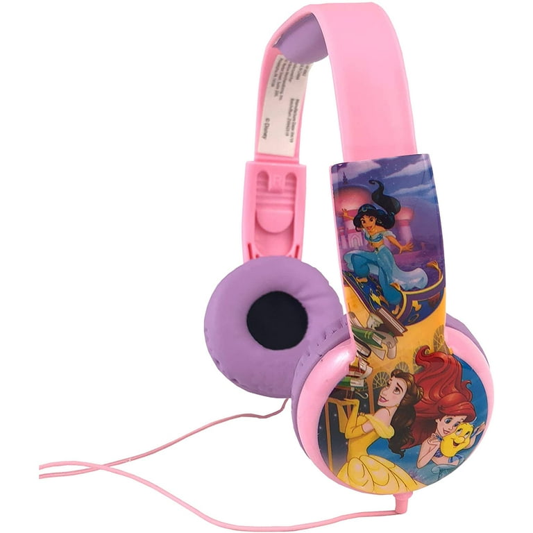 Disney Princess Kids Safe Headphones with Built in Volume Limiting