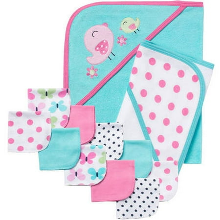 Gerber Newborn Baby Girl 12-piece Bath E
